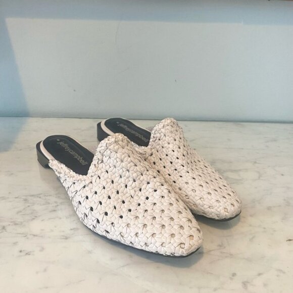 Jeffrey Campbell Eyelet Mules Size 8 VGUC - Picture 1 of 4